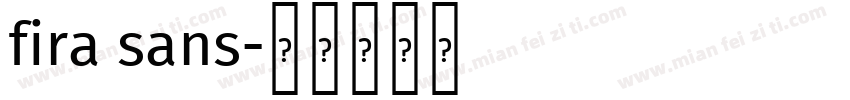 fira sans字体转换